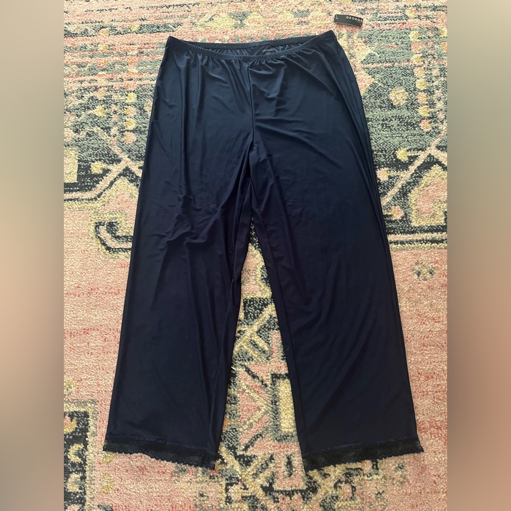 George Navy Sleepwear Pants - Picture 1 of 4